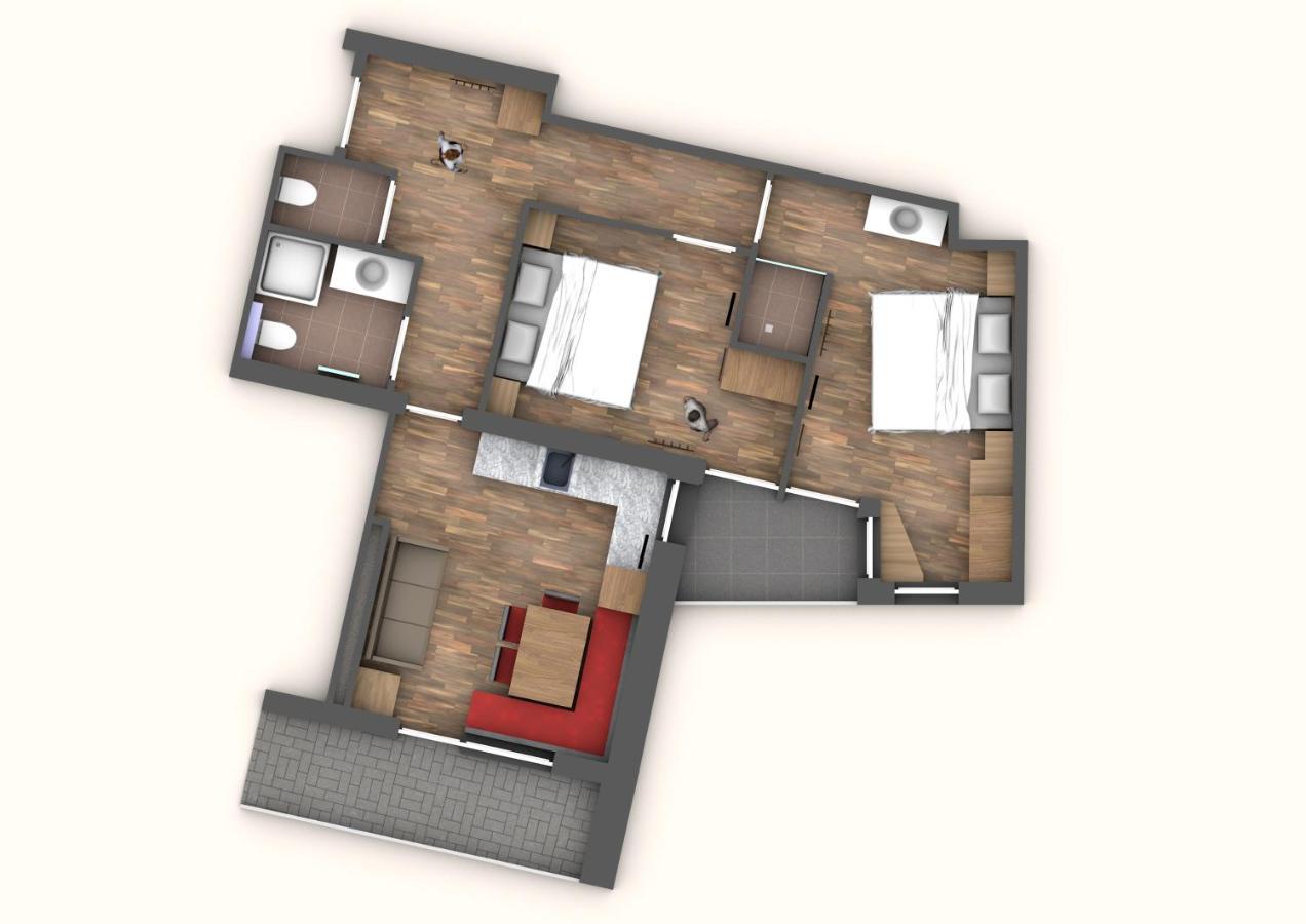 Haus Raetia Appartement Serfaus Kamer foto