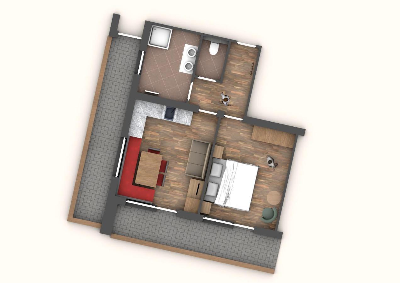 Haus Raetia Appartement Serfaus Kamer foto